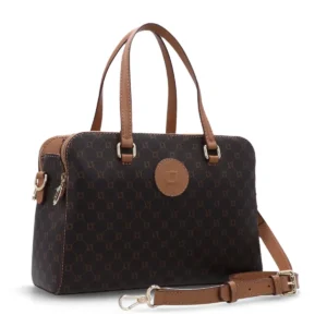 Bolsa Tote Grande Bella Monograma Mocca - Luz da Lua