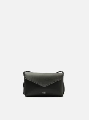Bolsa Tiracolo Preta Pequena Envelope