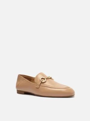 Mocassim Couro Nude Corrente Luma - Arezzo