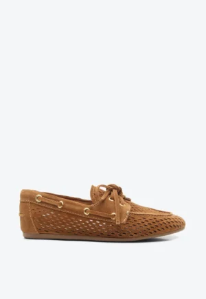 Mocassim Vicenza Harper Camurça Caramelo Confortável