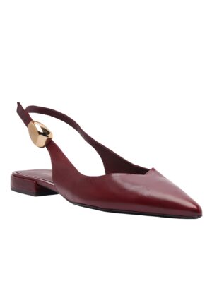 Sapatilha Slingback Metal Bold Vermelha - Arezzo